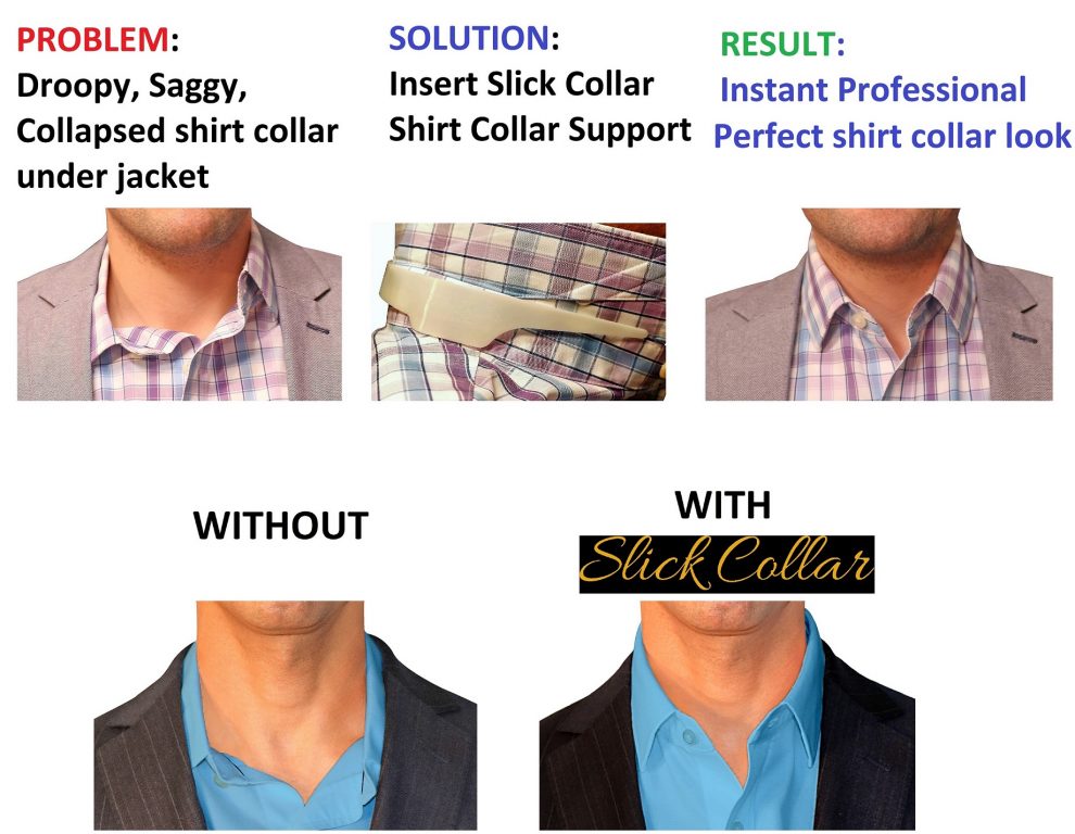 How to Make Your Shirt Collars Look Great AND Stay in Place – Style for  Success